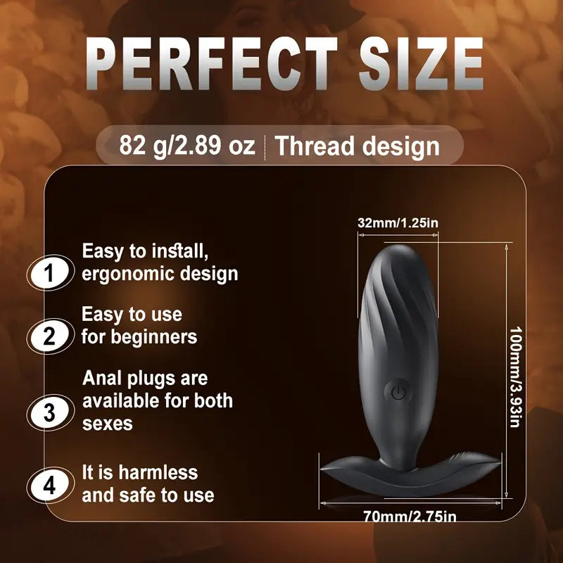 APP Remote Control Anal Vibrator Threaded Stimulation Prostate Massager