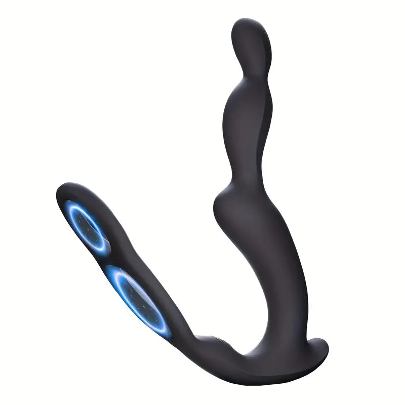 Locking Vibrating Massager Anal Protector Vibrating Retractable Anal Plug