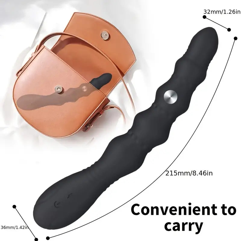 Three Vibration Motors Strong Earthquake Rechargeable Anal Plug Vibrator