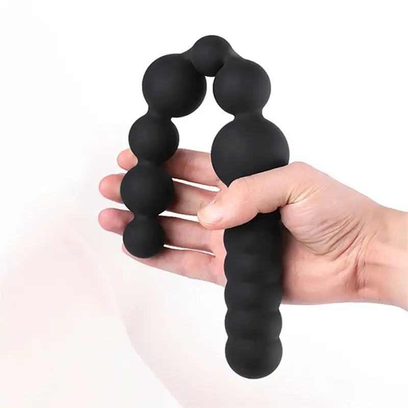 SM Training Anal Plug Double-Ended G-spot Prostate Massager Beaded