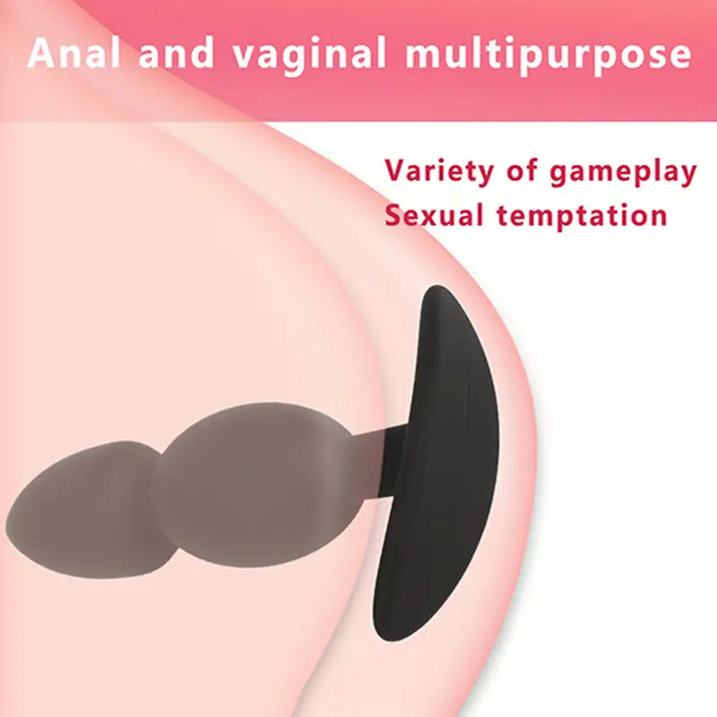 Unisex Anal Plug Set 3 Water Drop Anchor Shaped Silicone Flirting Adult Toy