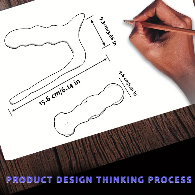 Thrusting Vibrating Anal Vibrator Prostate Massager With 2 Cock Ring