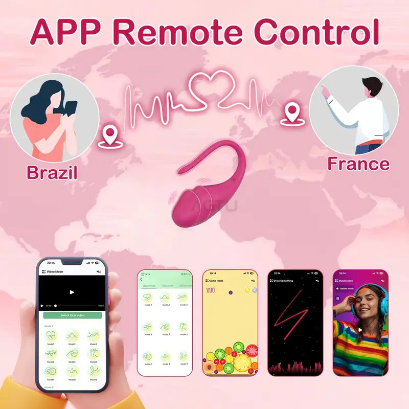 Wearable Panty G Spot Vibrator Long Distance APP Remote Control Vibrator