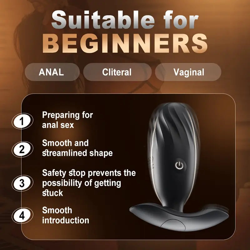APP Remote Control Anal Vibrator Threaded Stimulation Prostate Massager