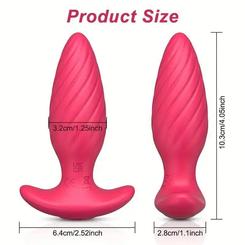 Thrusting Sex Toy Anal Plug Vibrating Butt Plug G Spot Prostate Vibrator