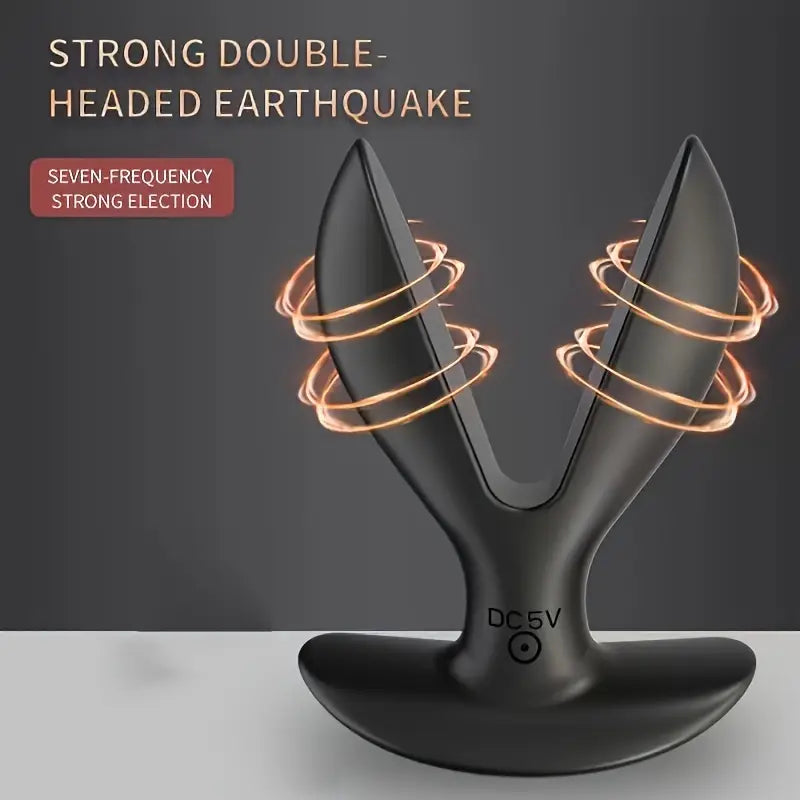 Multi-Frequency Vibrating Anal Plug Electric Expansion Anal Plug Vibrating