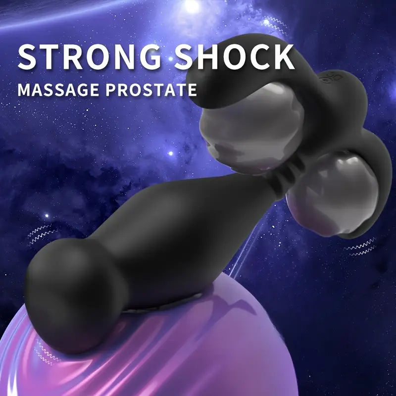 Rechargeable Silicone Prostate Massager G-Spot Vibrator For Couples Flirting