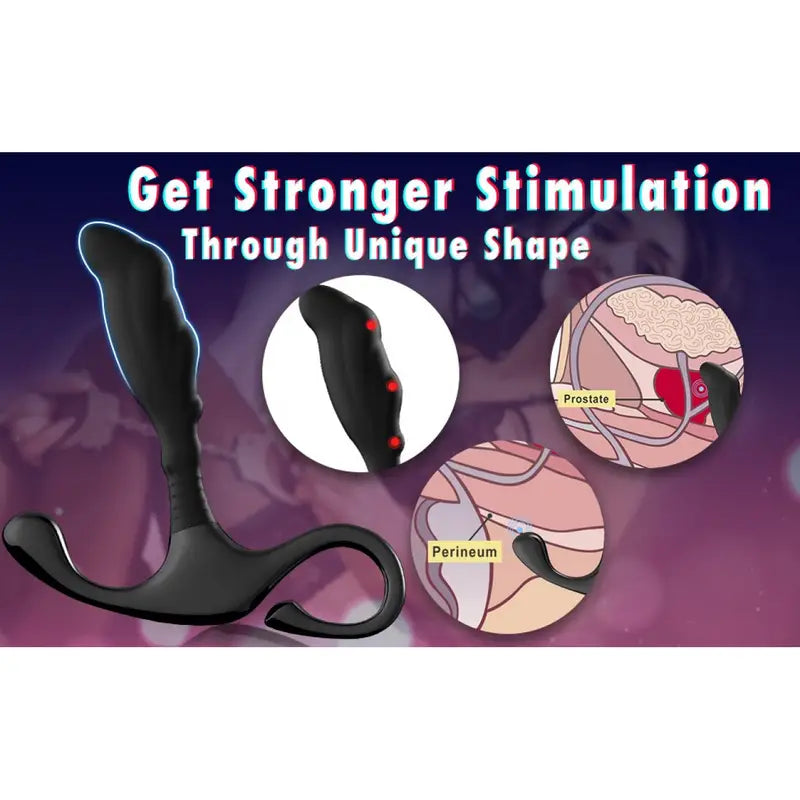 Silicone Anal Plug For Men Couples Ergonomic Design Flexible & Rigid Shaft