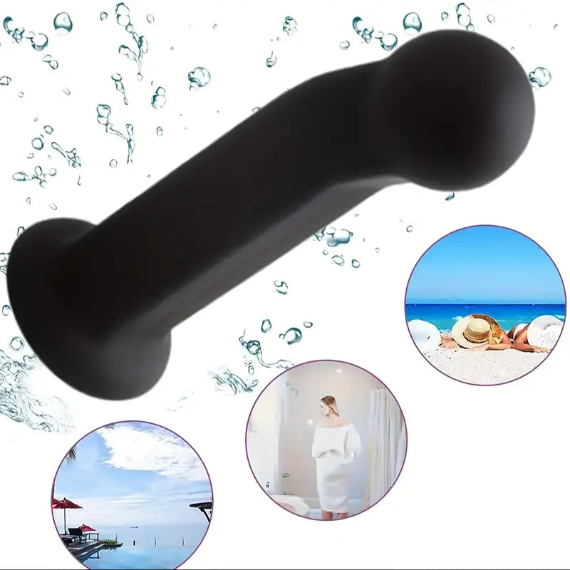 4.17in Silicone Anal Dildo Realistic Vaginal G-spot Anal Plug For Prostate