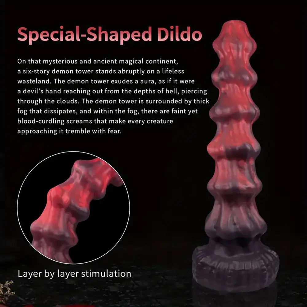 Special-Shaped Dildo Silicone Stimulating Butt Plug For Men Women