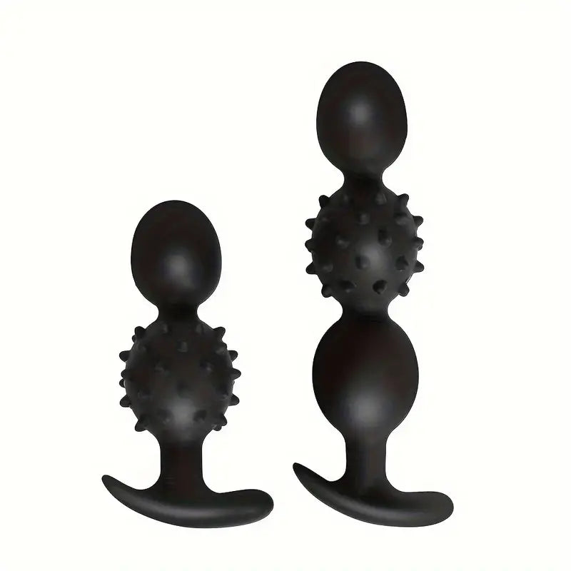 Unisex Built-in Ball Anal Plug Toy Stimulating Massager For Men