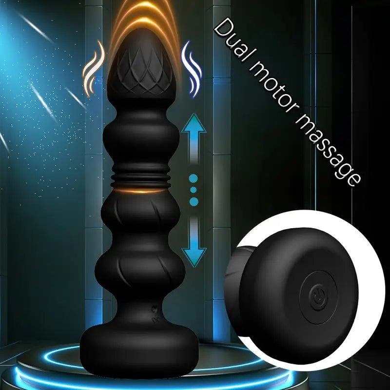 Wireless G-Spot Stimulator With 2 Modes Dual Motor Vibrating Anal Plug