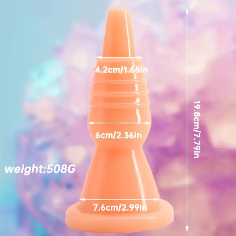 Realistic Anal Plug Lighthouse Pointed Hat Shape Suitable For Couples