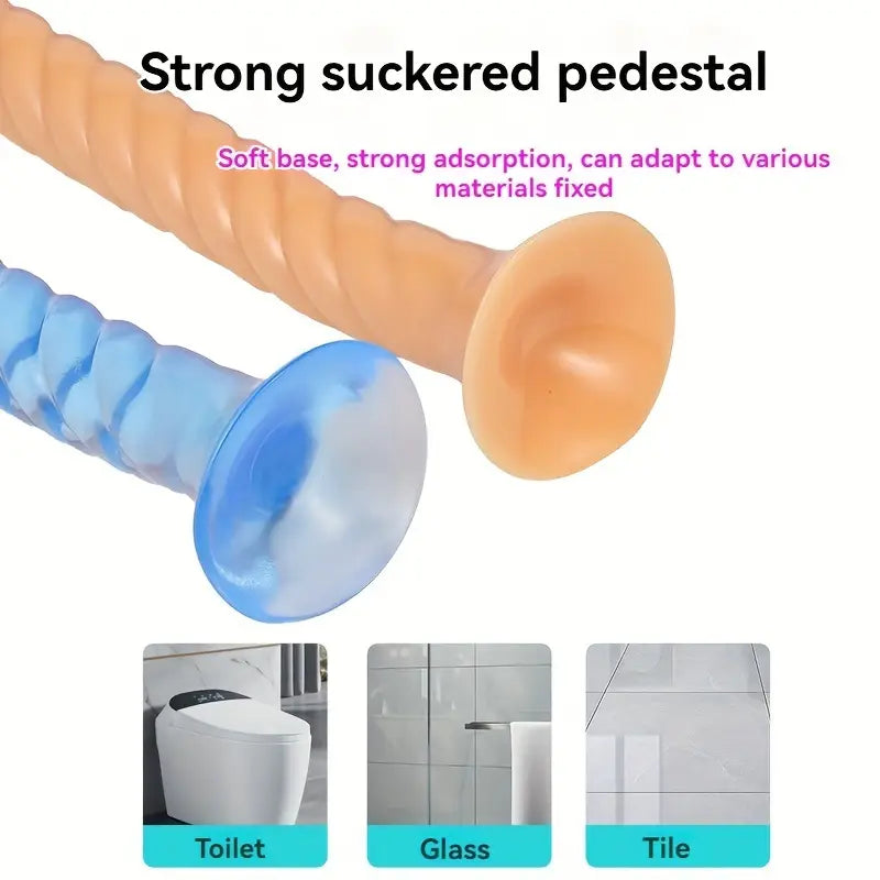 Spiral Twist Soft Butt Plug Suitable For Both Men Women Adult Toy