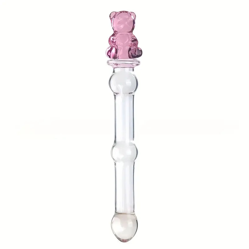 Glass Anal Plug Anal Beads Cute Clear Butt Plug Crystal Dildo For G-spot