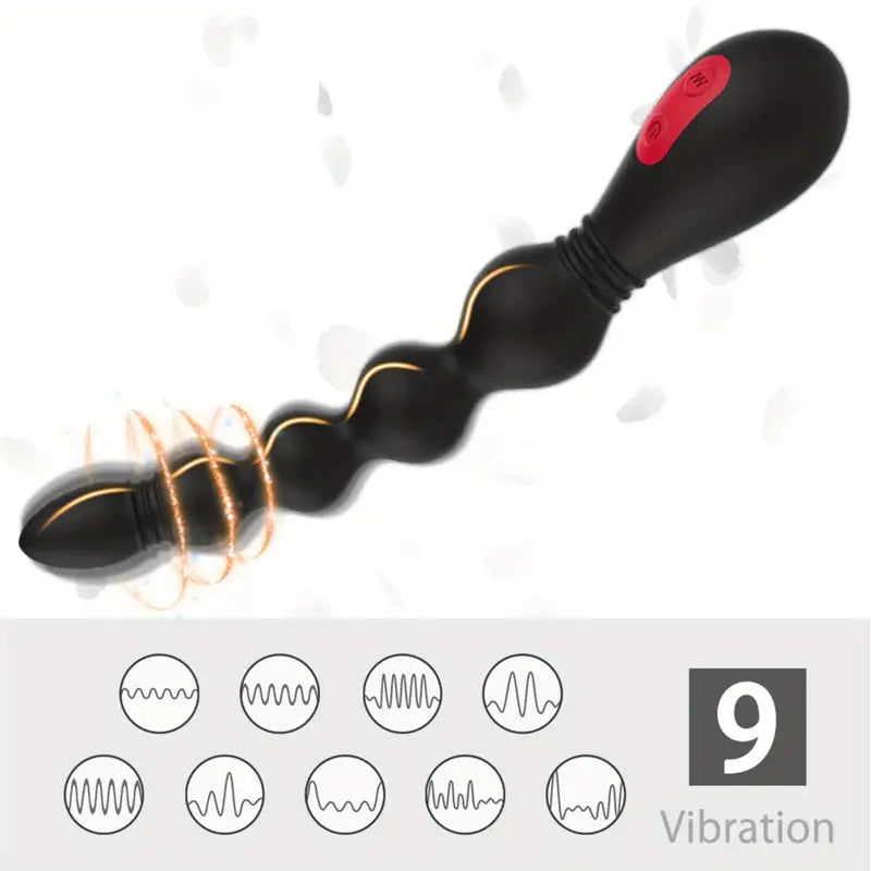 Prostate Vibrating Massager Vibrate Anal Vibrator 9 Vibration Patterns
