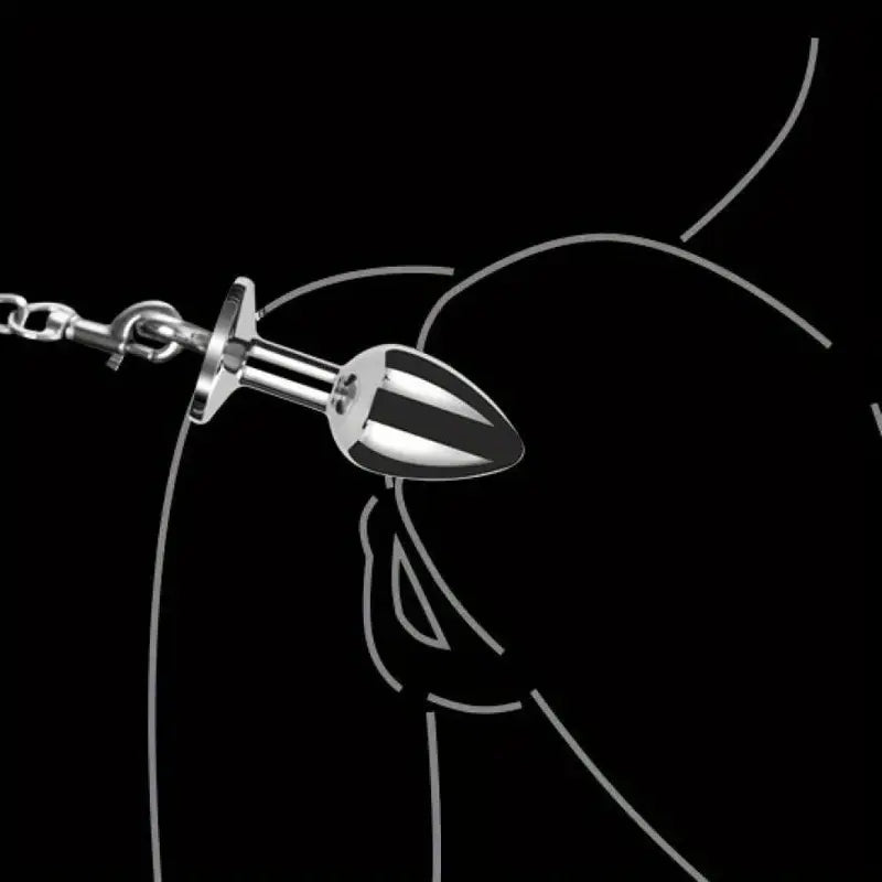 SM Adjustable Anal Plug Detachable Adult Alternative Traction For Flirting