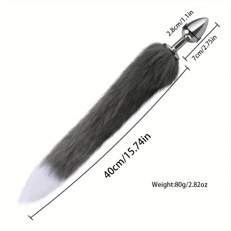 Foxy Tail Butt Plug BDSM Soft Skin-Friendly Suitable For Couples Cosplay