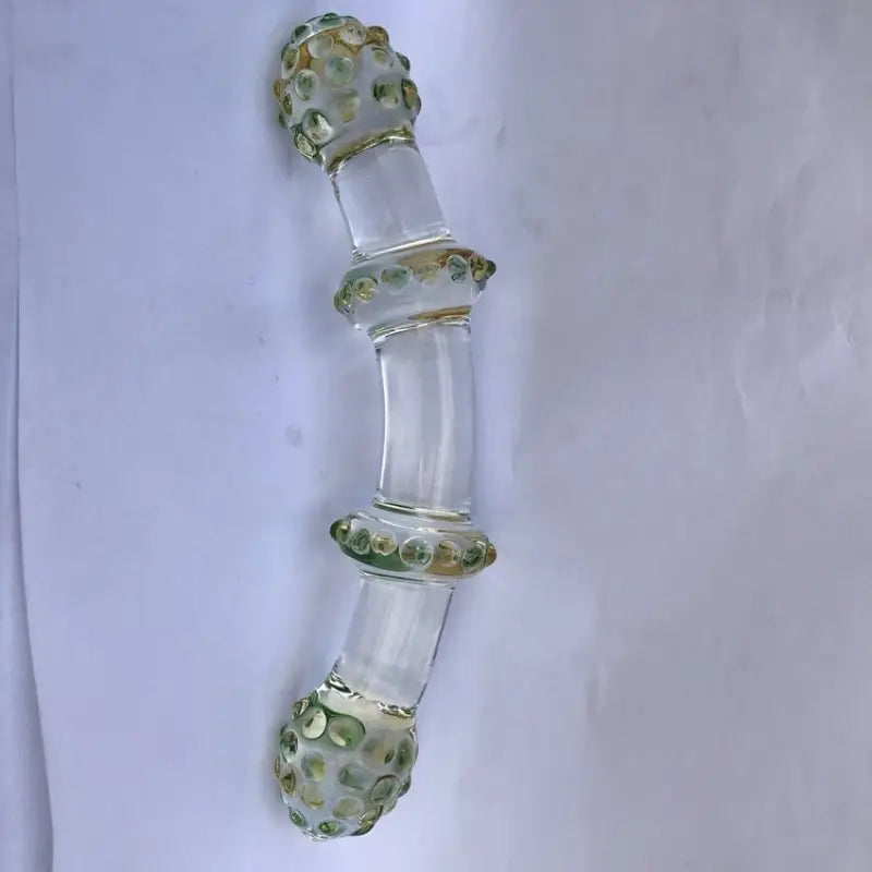 Glass Transparent Crystal Anal Plug Masturbator Anal Dilator Sex Toy