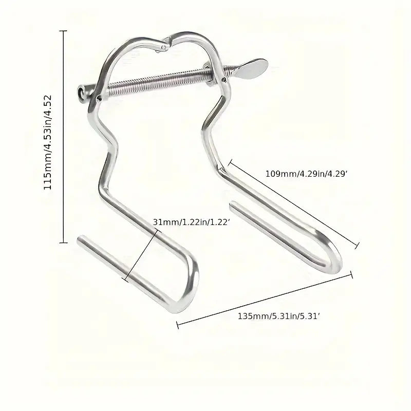 Anal Dilator Vaginal Dilator Personal Wand Massager Metal Anal Plug