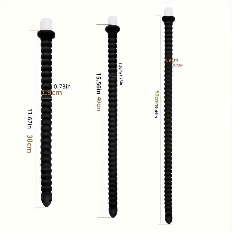 Silicone Pull Beads Gut Wash Hose Anal Dual-use SM Anal Irrigator