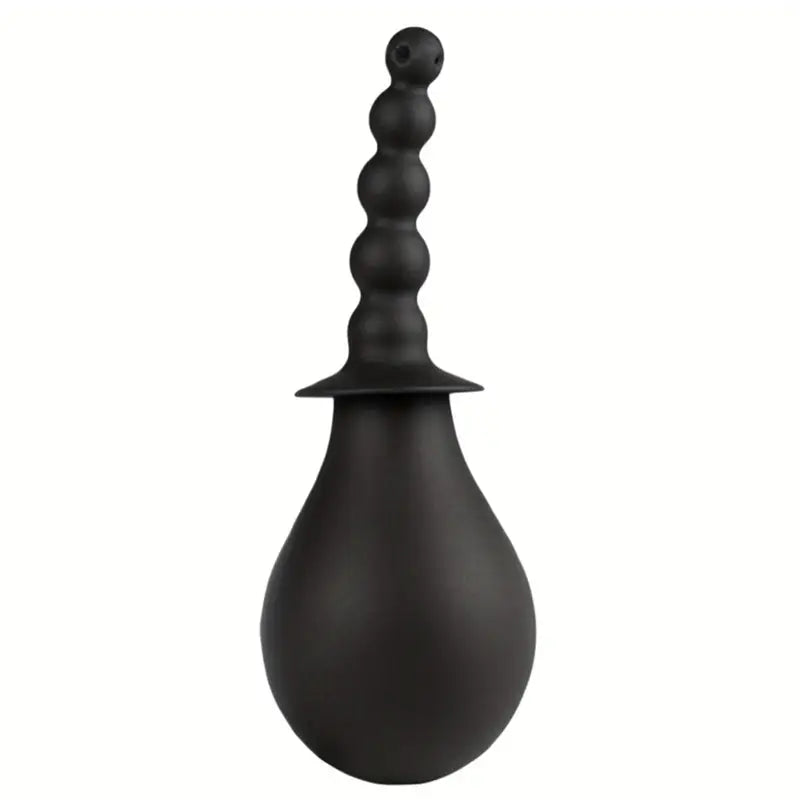 Reusable Silicone Enema Bulb With Comfort Butt Plug Easy Grip Bulb