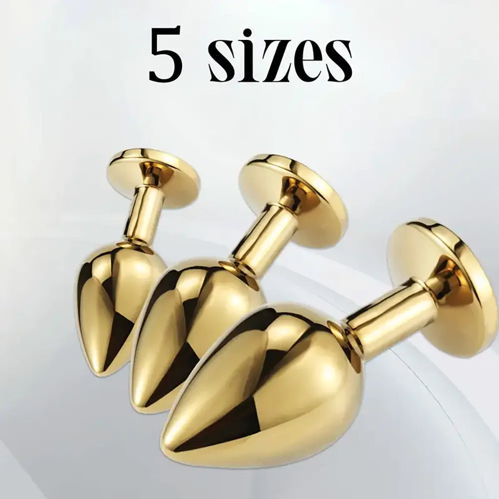 Metal Gem Anal Trainer Exercise Plug For Beginners Experienced Users