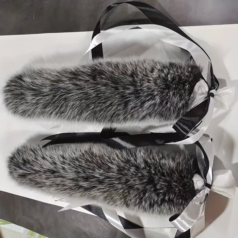 Fox Tail Butt Plug Realistic Furry Anal Detachable Metal Plug Adult Pleasure