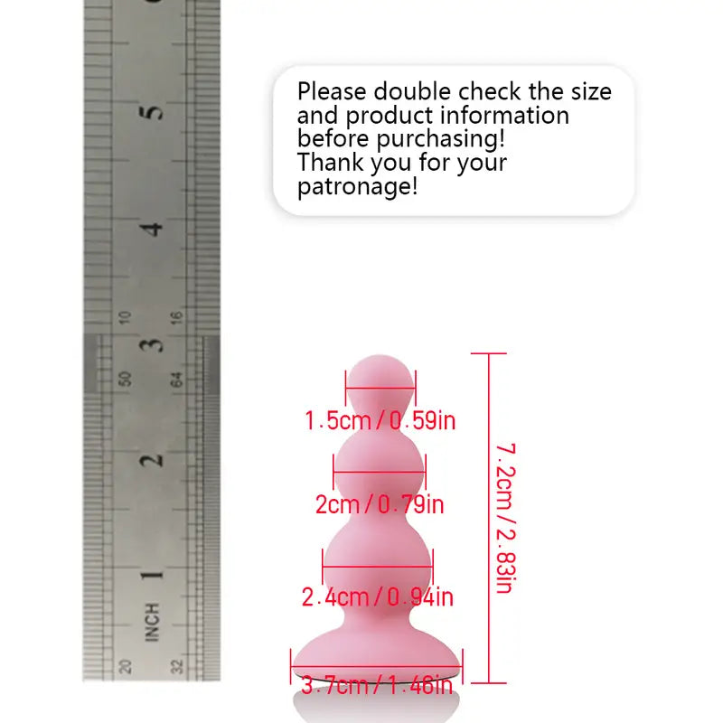 Silicone Anal Plug Prostate Massage Anal Dilator For Men Women