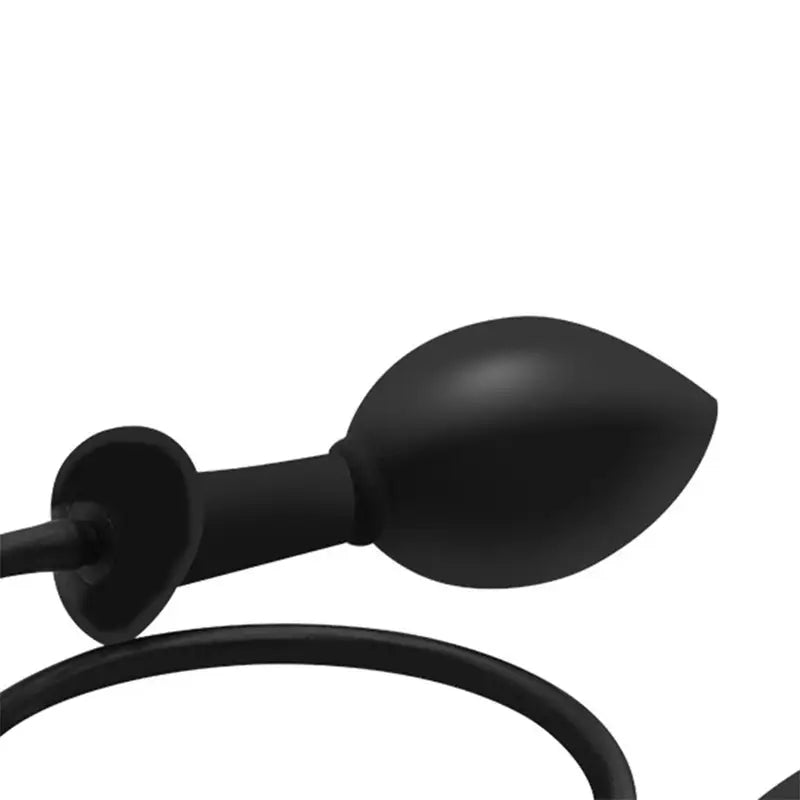 Inflatable Anal Plug Lotus Shaped Silicone Butt Plug Adult Toy For Women