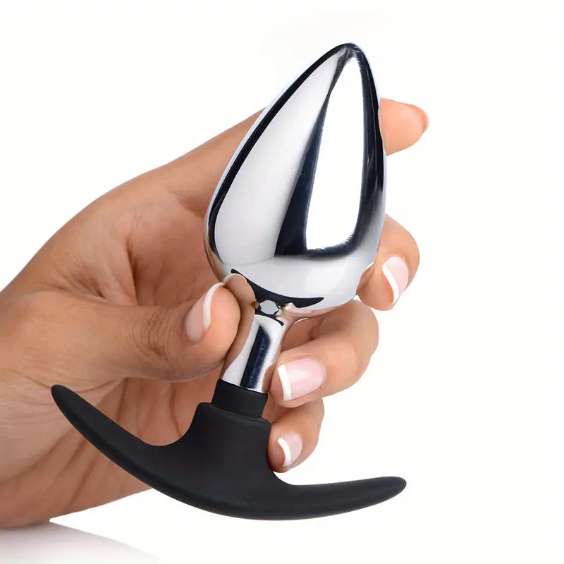 Small Medium Large Size Metal Anal Butt Plug Silicone Wearable Butt Plug