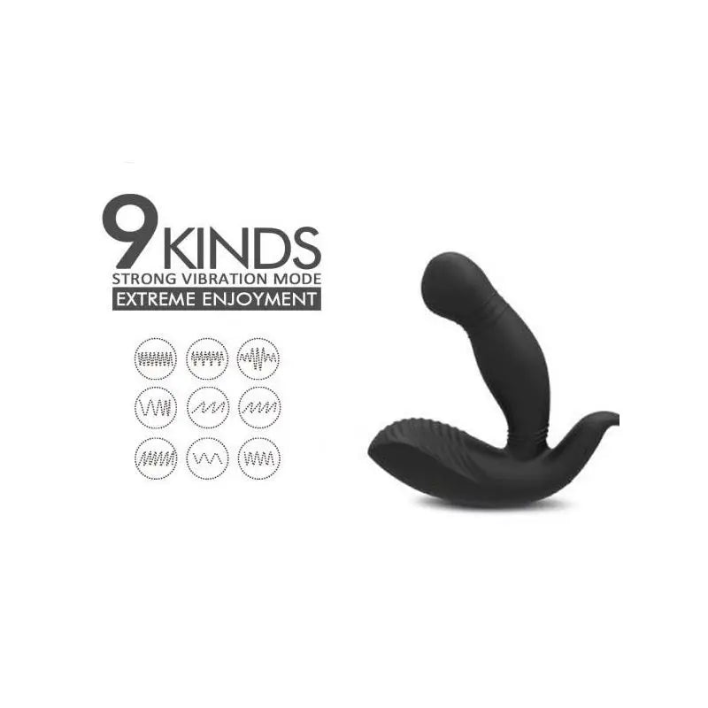 Rechargeable Anal Plug Vibrator With 10 Thrusting Modes Prostate Massage