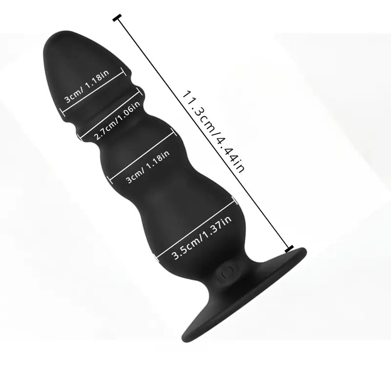 Unisex Anal Plug With Inflation Controller Inflatable Silicone Anal Plug