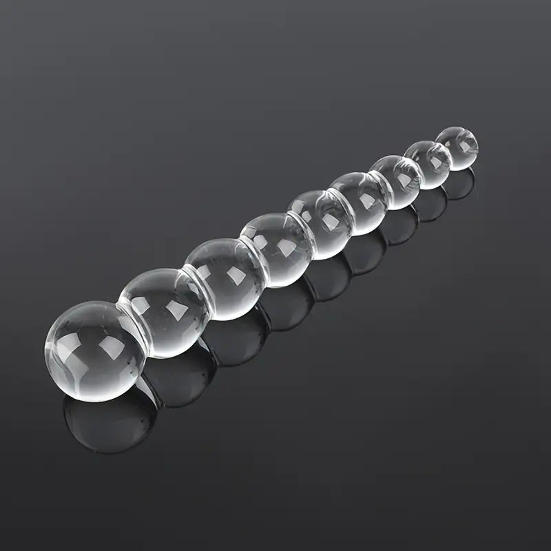 Premium Glass Dildo Anal Beads Butt Plug For Couples Adult Sex Toy