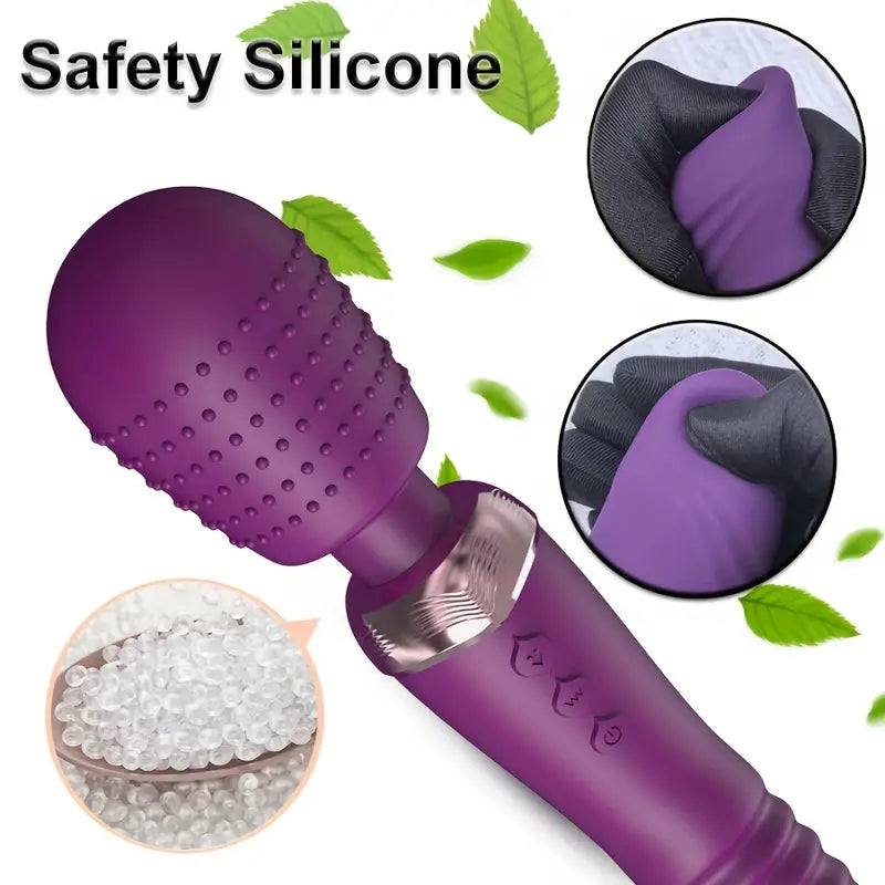 Dual Motor Thrusting Sex Toy Anal Plugs Anal Toy Vibrating Butt Plug