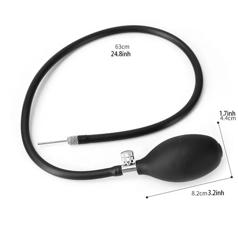 Silicone Inflatable Butt Plug With Suction Cup Adult Toy For Women Men