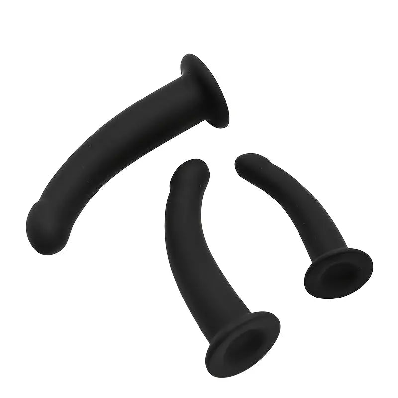 Silicone Curved Anal Plug Flexible Butt Plug For Couples Rectal Plug