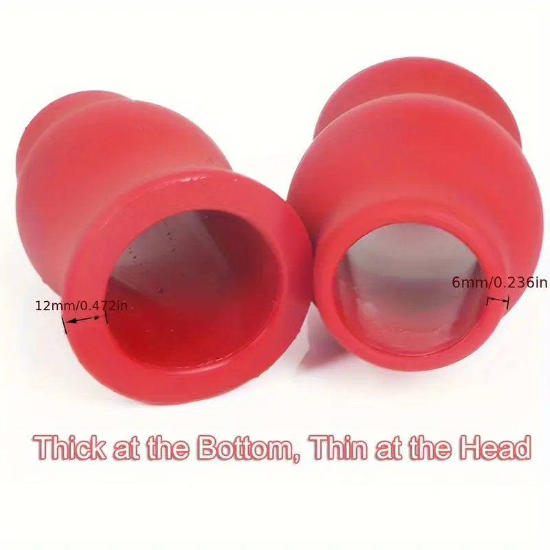 Silicone Enema Anal Vaginal Dilator Soft Hollow Prostate Massage Sex Toy
