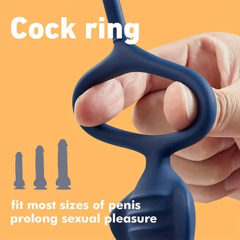9-Frequency Vibration Anal Sex Toy For Prostate Orgasm Stimulation