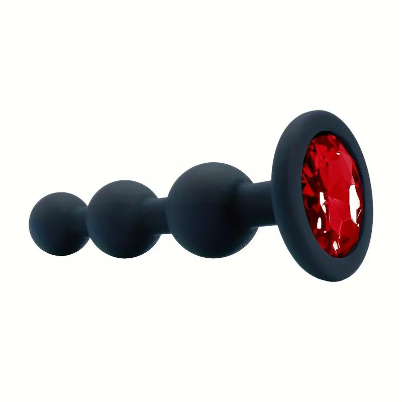Wear 3 Balls Anal Plug G-Spot Toy Pulling Beads Anal Sex Toy