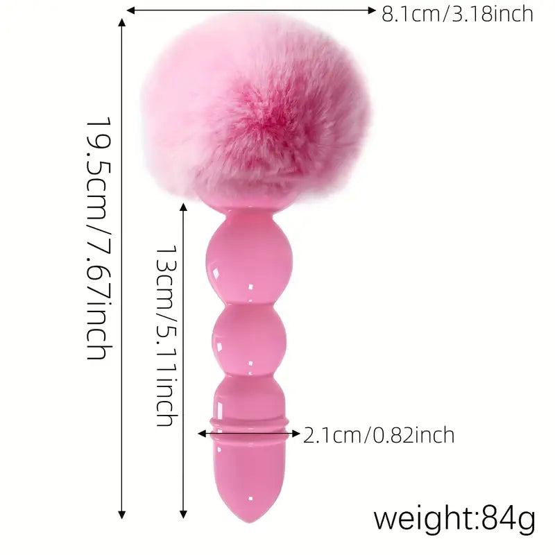 Silicone Tail Massage Bead Set Manual Anus Stimulator Prostate Massager