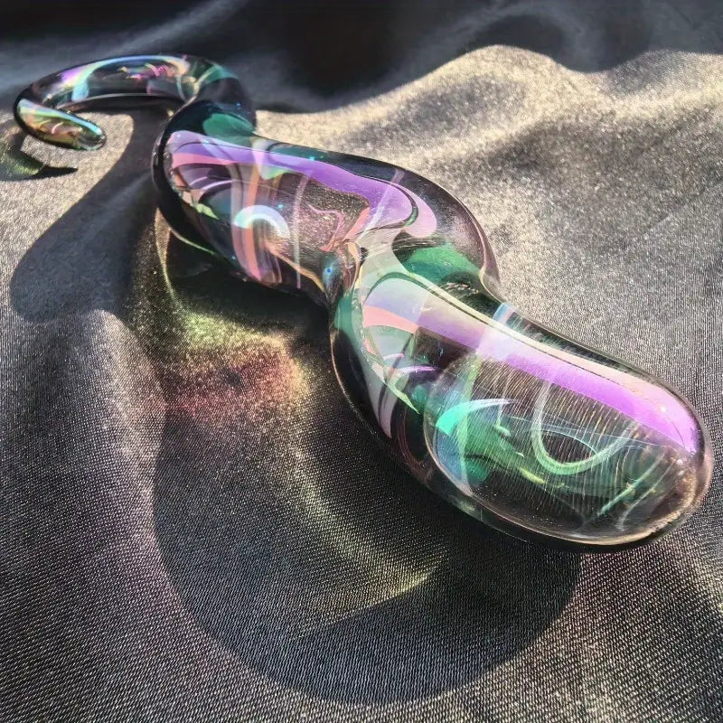 7.67 inch Fantasy Crystal Sex Toy Orgasmic Butt Plug Dildo For Adults