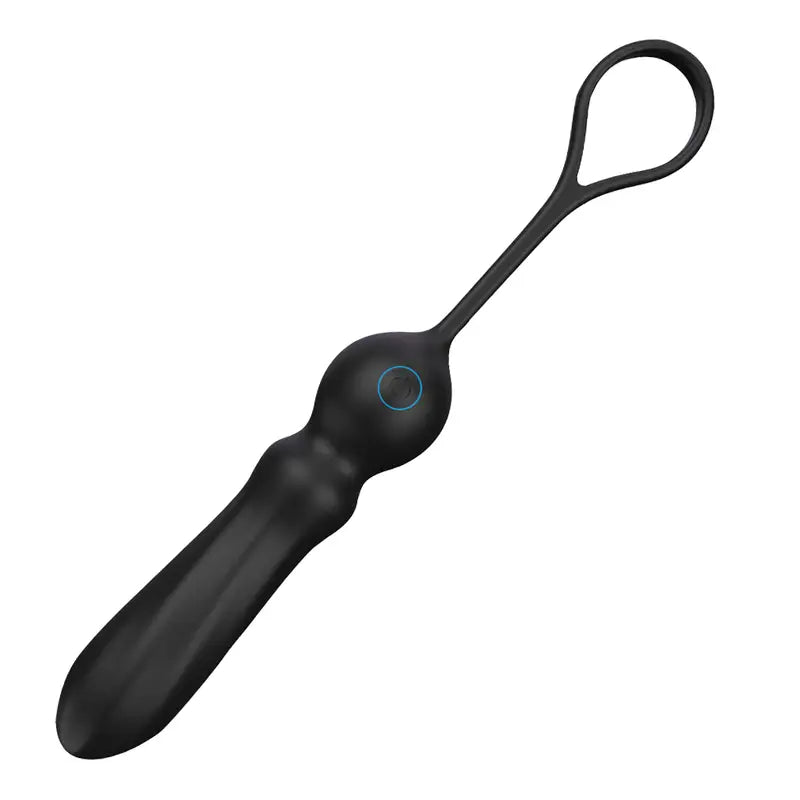 Prostate Massager With Cock Ring 9 Vibrating Modes Anal Butt Plug