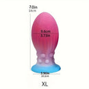 Bright Color Unisex Soft Silicone Anal Plug Toy Anus Dilator Massager