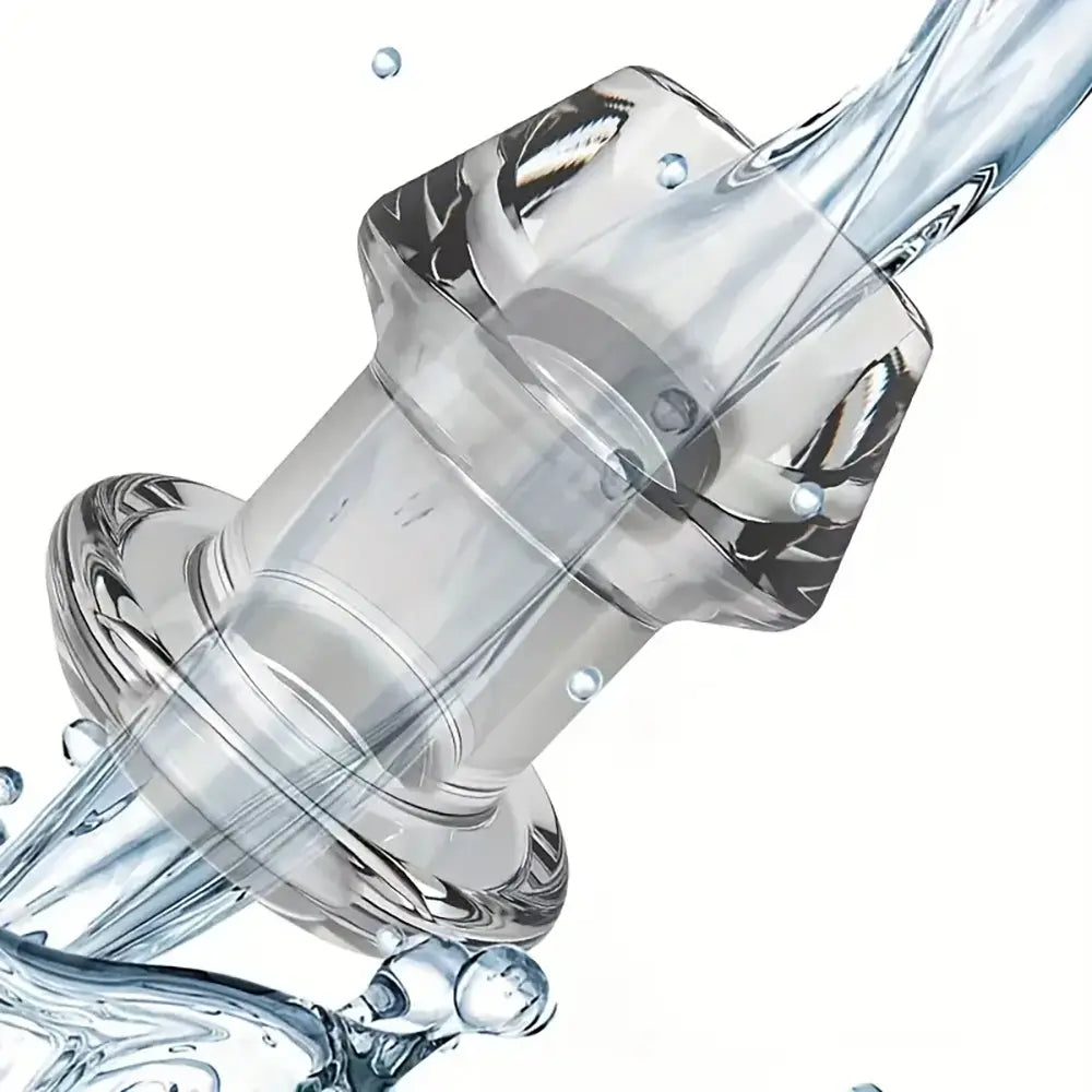 Transparent Back Chamber Anal Plug Enema and Anal Cleaning Dilator