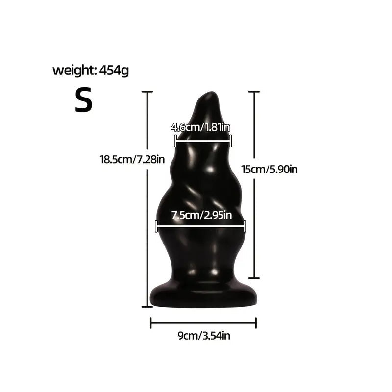 PVC Unisex Backdoor Toy Anal Sex Toy Butt Plug For Women Men