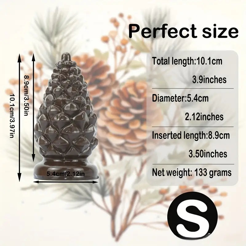 2 Models Pine Cone Shaped Thick Anal Plug For Anal Love Sex Toy