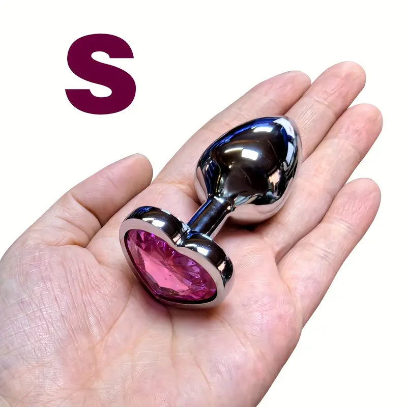 Metal Anal Plug Jewelry Base For Beginner To Expert 5 Size Butt Plug