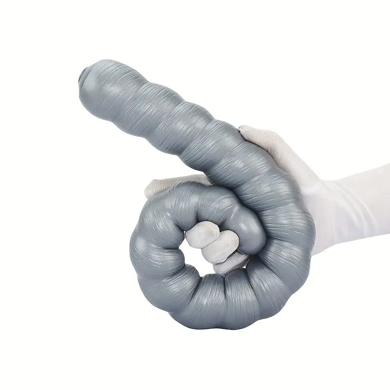 Extra Large Ribbed Anal Plug Deep Insert For Men Women Intimate Play