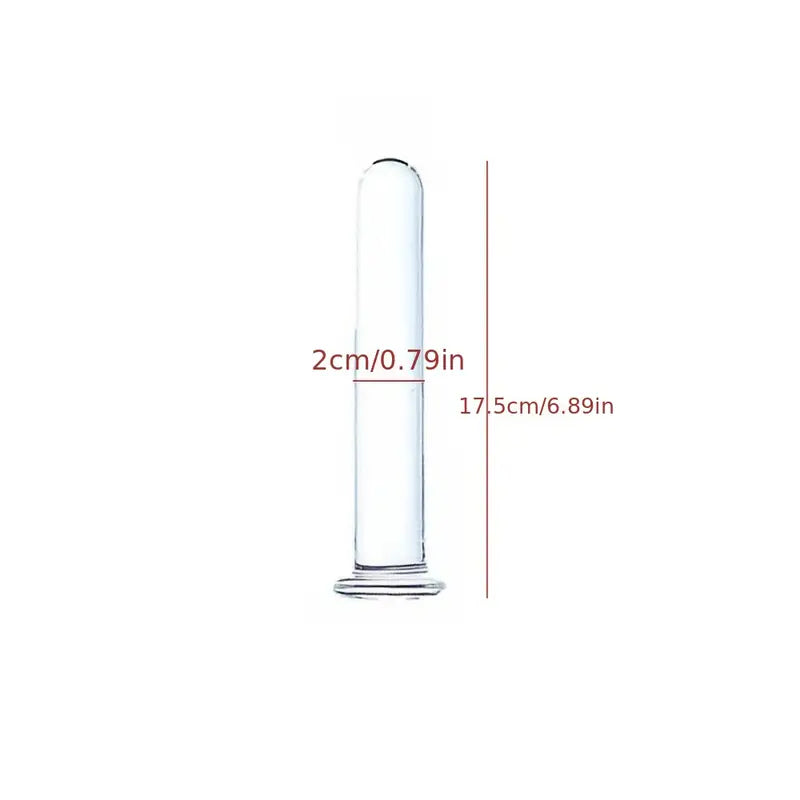 5 Crystal Glass Anal Plugs Transparent Anal Beads For Adult Pleasure